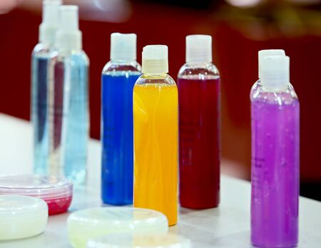 lotion bottlesの写真素材