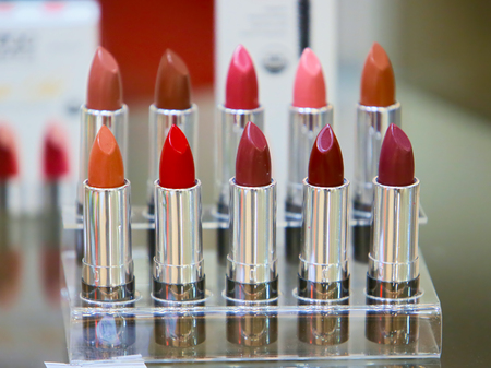 tubes of lipstickの写真素材