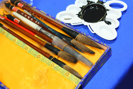 Paint brushesの写真素材