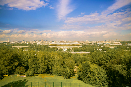 Panorama of Moscowの写真素材