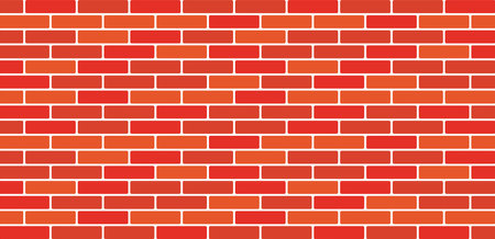 Brick background in vector. Brick wall decor element. architecture designのイラスト素材