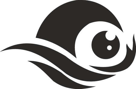 Vector symbol, ornament, tattoo. beautiful vector illustration. Drawings on the body, ancient symbols.のイラスト素材