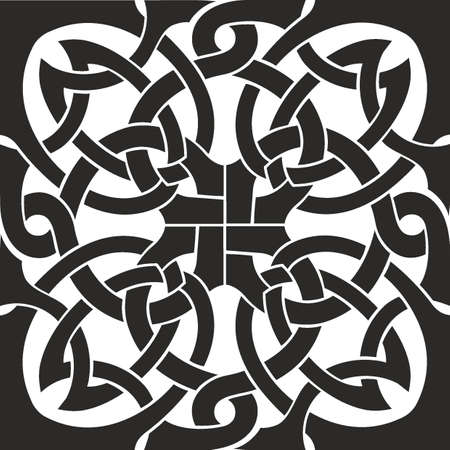 Vector symbol, ornament, tattoo. beautiful vector illustration. Drawings on the body, ancient symbols.のイラスト素材
