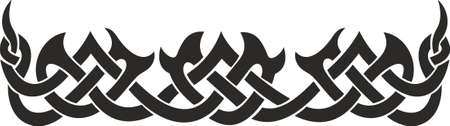 Vector symbol, ornament, tattoo. beautiful vector illustration. Drawings on the body, ancient symbols.のイラスト素材