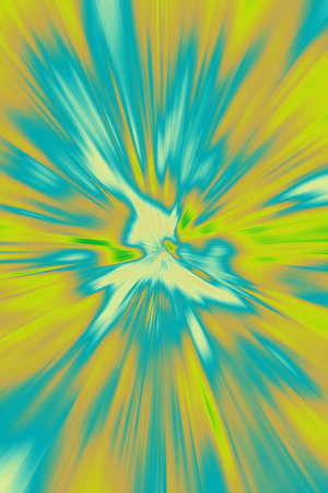 Liquid cover poster with modern uv color. Multicolored abstract geometric pattern with smooth shapes.の写真素材