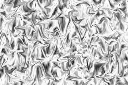 Liquid cover poster with modern uv color. Multicolored abstract geometric pattern with smooth shapes.の写真素材