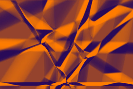 Crumpled paper background for text and pictures. Color abstraction in the form of crumpled paper.の写真素材