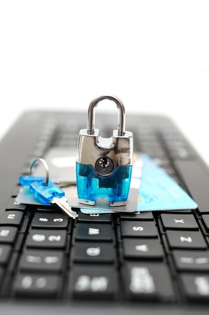 concept of safe shopping on internet