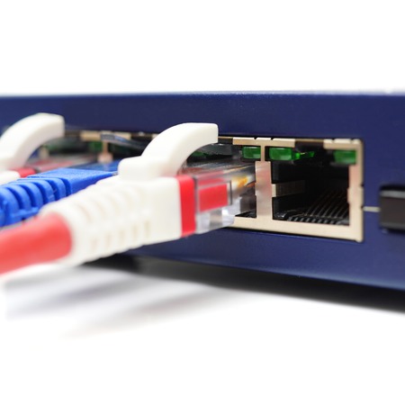 network cable plugged in switch