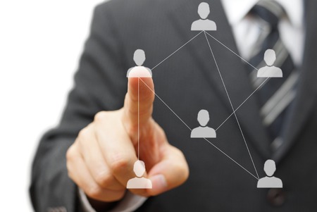 business networking and acquaintancesの写真素材