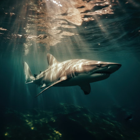 Great White Shark (Carcharodon carcharias)の素材