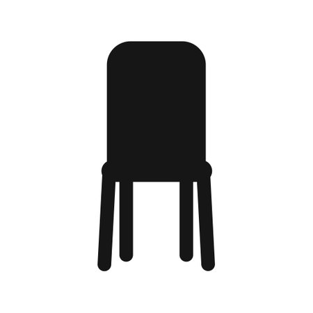 Vector of a chair isolated on whiteのイラスト素材