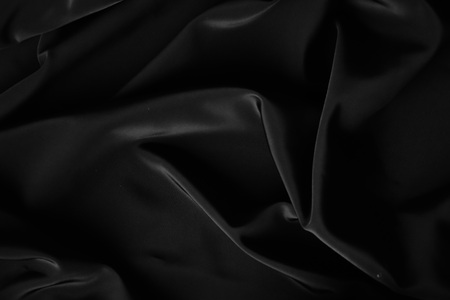 Black fabric abstract backgroundの写真素材