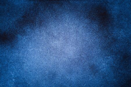 Blue canvas texture grunge backgroundの写真素材