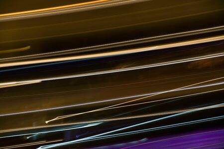 Abstract night light long exposure background