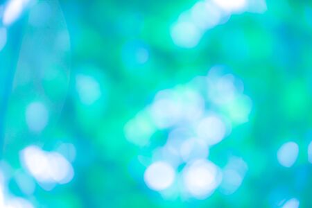 Blue bokeh abstract backgroundの写真素材