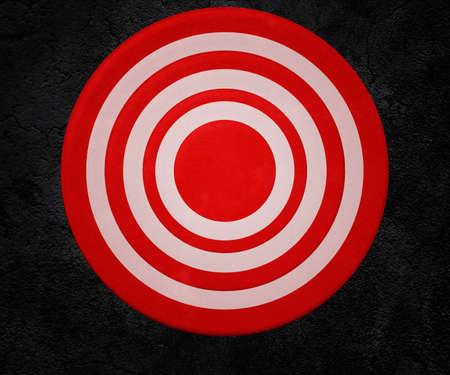 Red Targeton the Wall Backgroundの写真素材