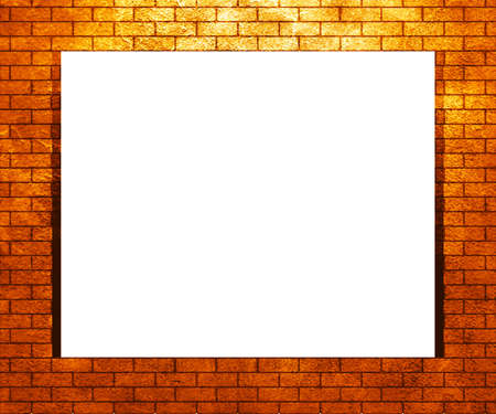 Golden Brick Frameの写真素材