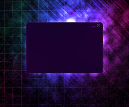 Dark Window Technology Concept Background