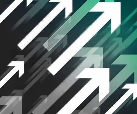 Dark Arrows Backgroundの写真素材