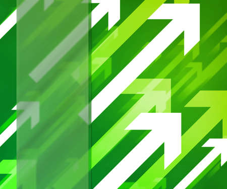 Arrows Green Backgroundの写真素材