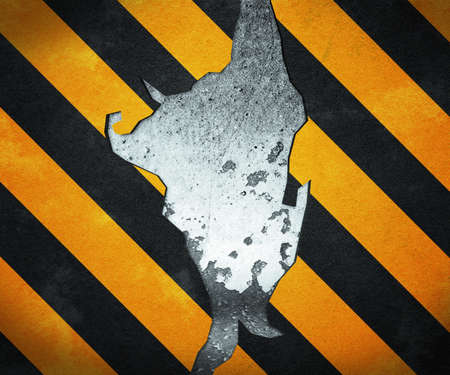 Hole in the Wallの写真素材