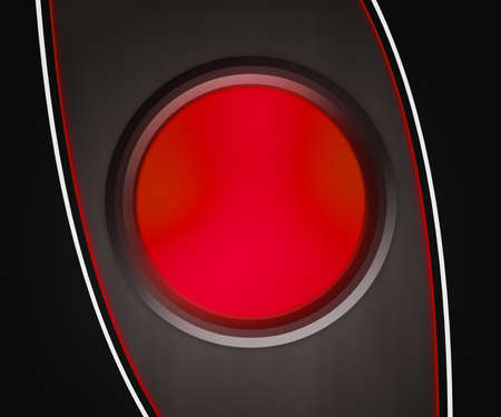 Dark Shapes Red Background