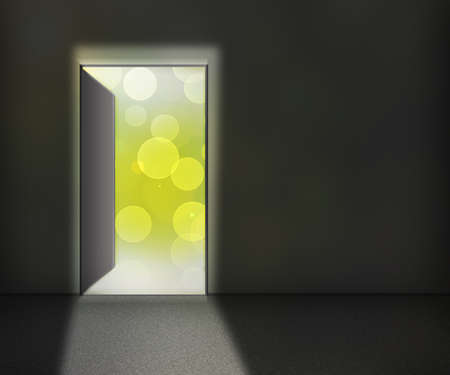 Open Door Backgroundの写真素材