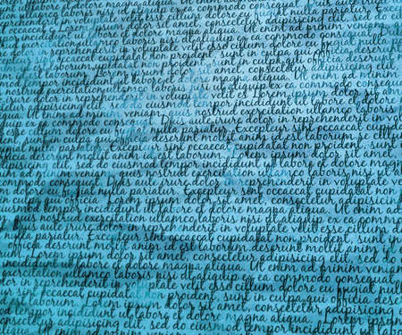 Blue Typography Background Textureの写真素材