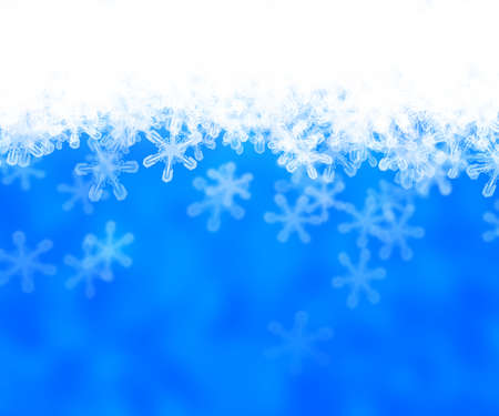 Blue Abstract Snow Backgroundの写真素材