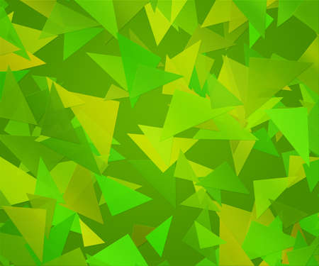 Green Triangle Abstract Background