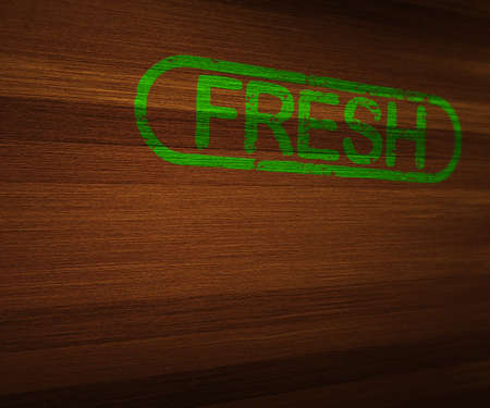 Fresh Wooden Boxの写真素材
