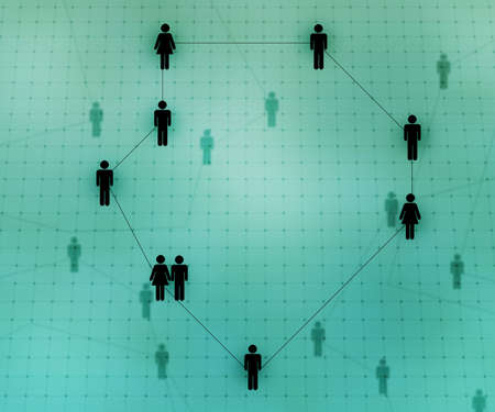 Social Network Backgroundの写真素材