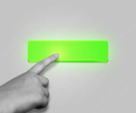 Green Buttonの写真素材