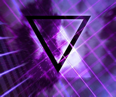 Violet Daft Punk Abstract Background