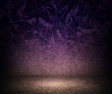 Urban Grunge Spotlightの写真素材