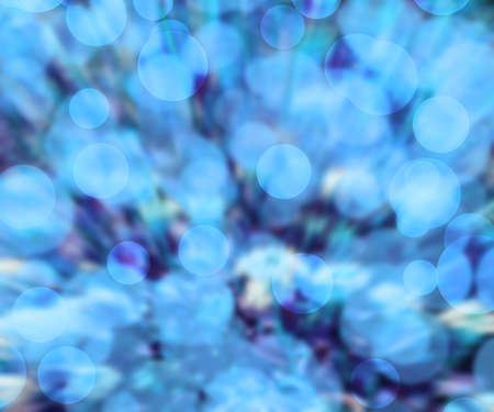 Blue Bokeh Backdropの写真素材
