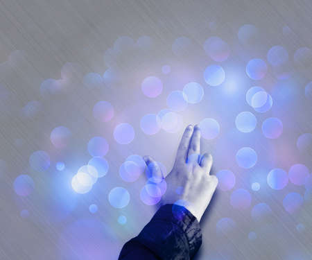 Touch Business Concept Background