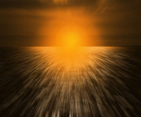 Sunset Water Backgroundの写真素材