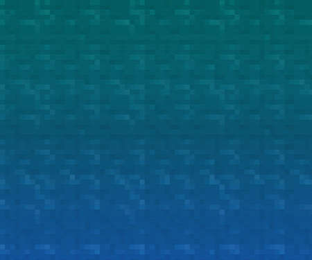Blue Mosaic Textureの写真素材