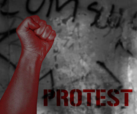 Street Protestの写真素材