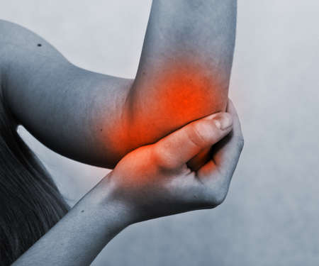 Elbow Painの写真素材