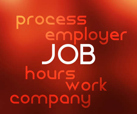 JOB Tag Cloudの写真素材