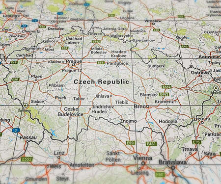 Czech Republic on Map