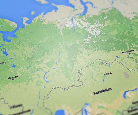 Russia Mapの写真素材