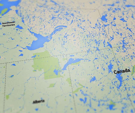 Canada Mapの写真素材