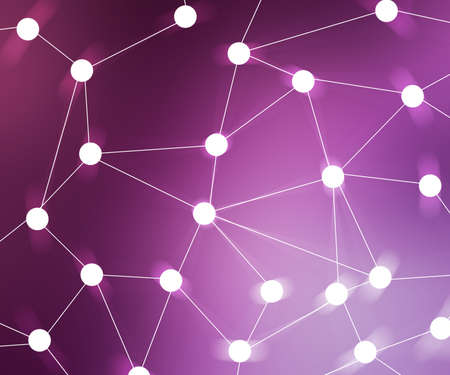 Violet Web Network Background Image