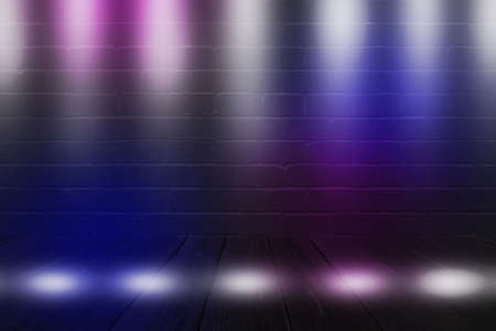 Illuminated Wall Backgroundの写真素材