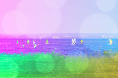 Colorful Summer Backgroundの写真素材