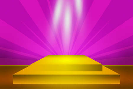 Violet Show Room Backdropの写真素材